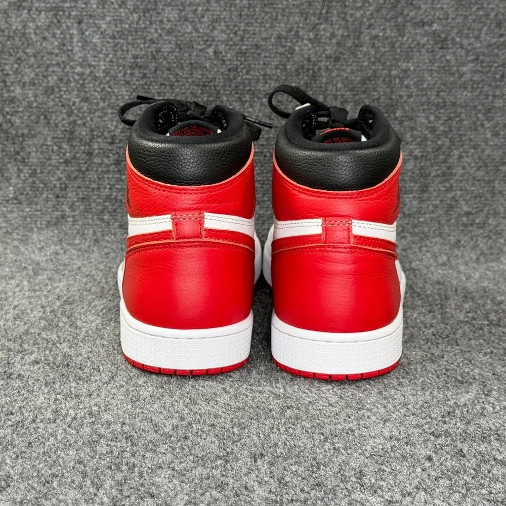 Jordan 1 Retro High OG Shoes Men's 12 Heritage Red White Black Athletic Sneakers